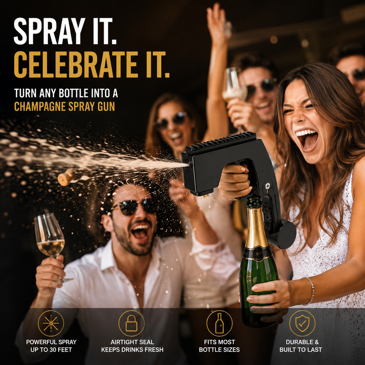 Champagne Spray Gun🍾